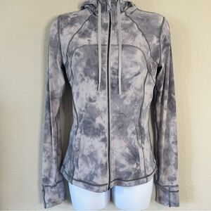 Lululemon Hooded Define Jacket Nulu Diamond Dye Size 6 EUC